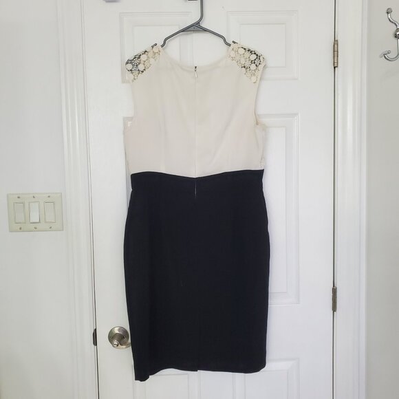 Calvin Klein Black & White Cocktail Dress – Size 12 - Picture 6 of 6